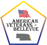 A picture of the american veterans of bellevue logo.